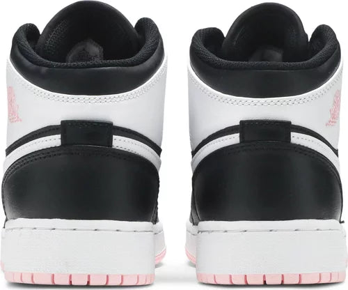 Jordan Mid Arctic Pink Black (GS) Detailansicht hinten