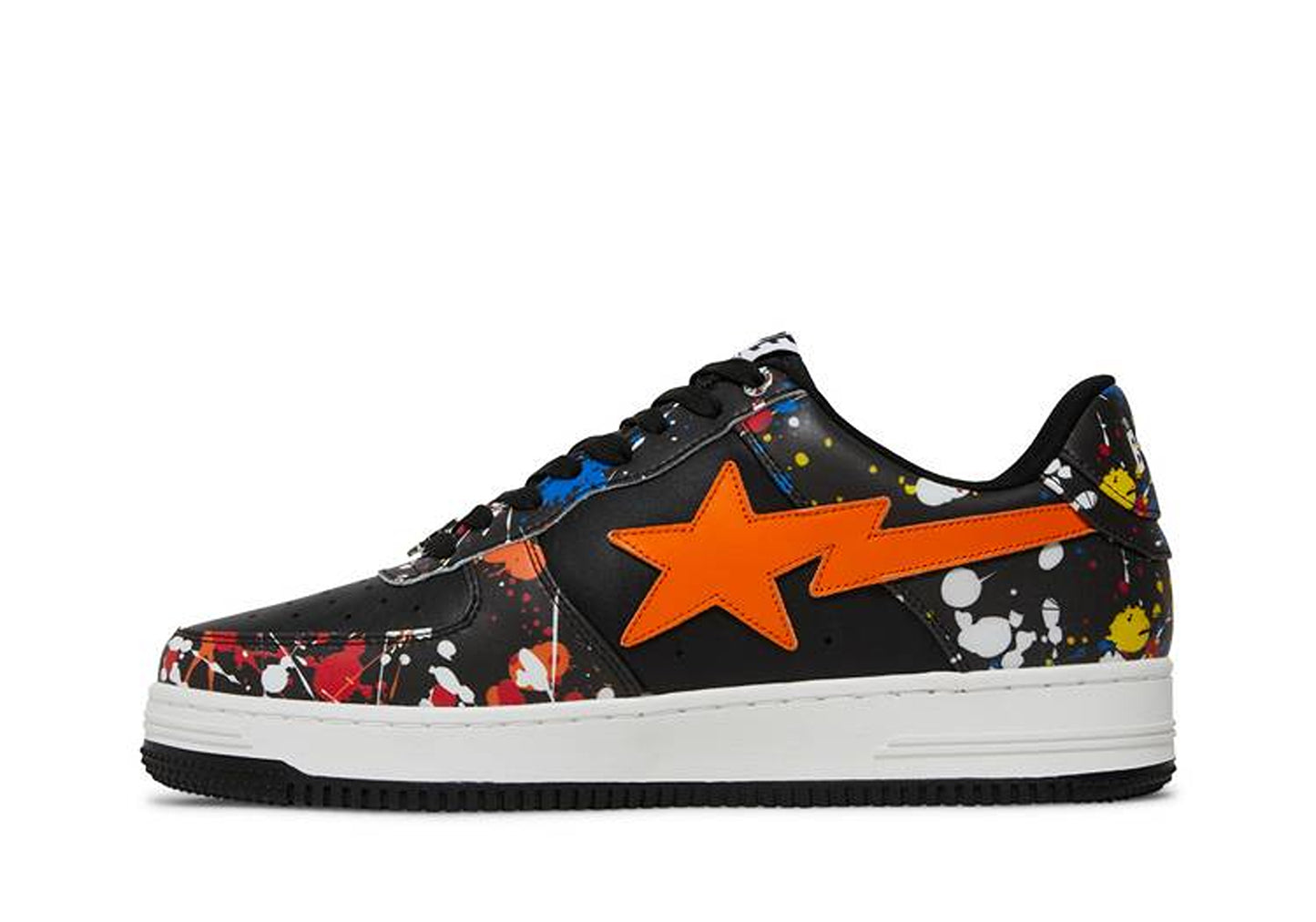 A Bathing Ape Bape Sta Paint Splatter Black