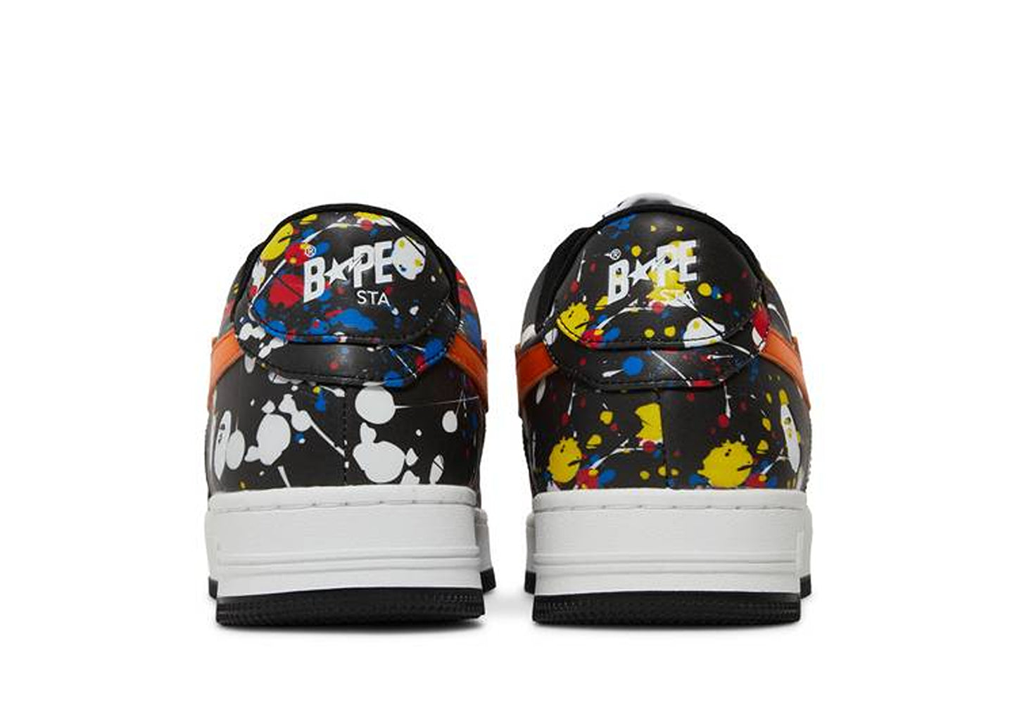 A Bathing Ape Bape Sta Paint Splatter Black