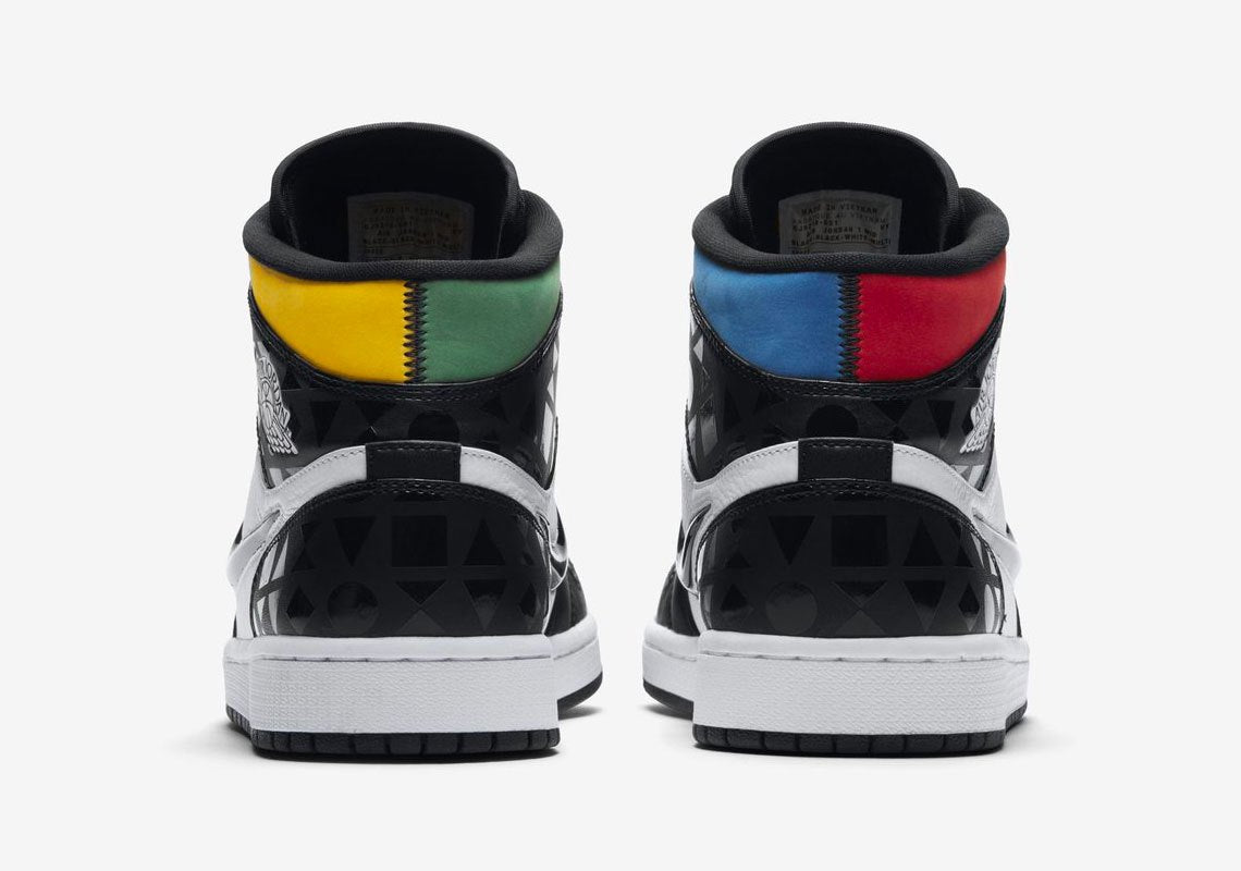 Jordan Mid Quai54 (209) ansicht von der Rückseite