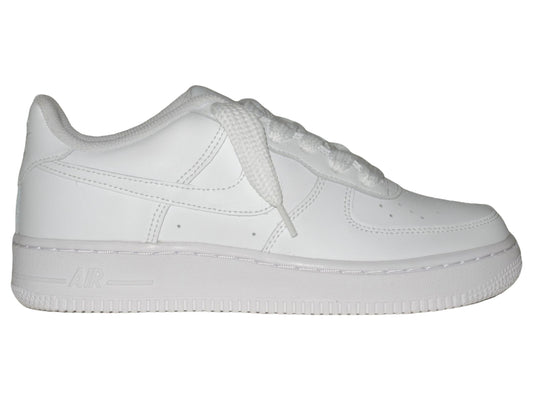 Fat Lace Air Force 1 White White