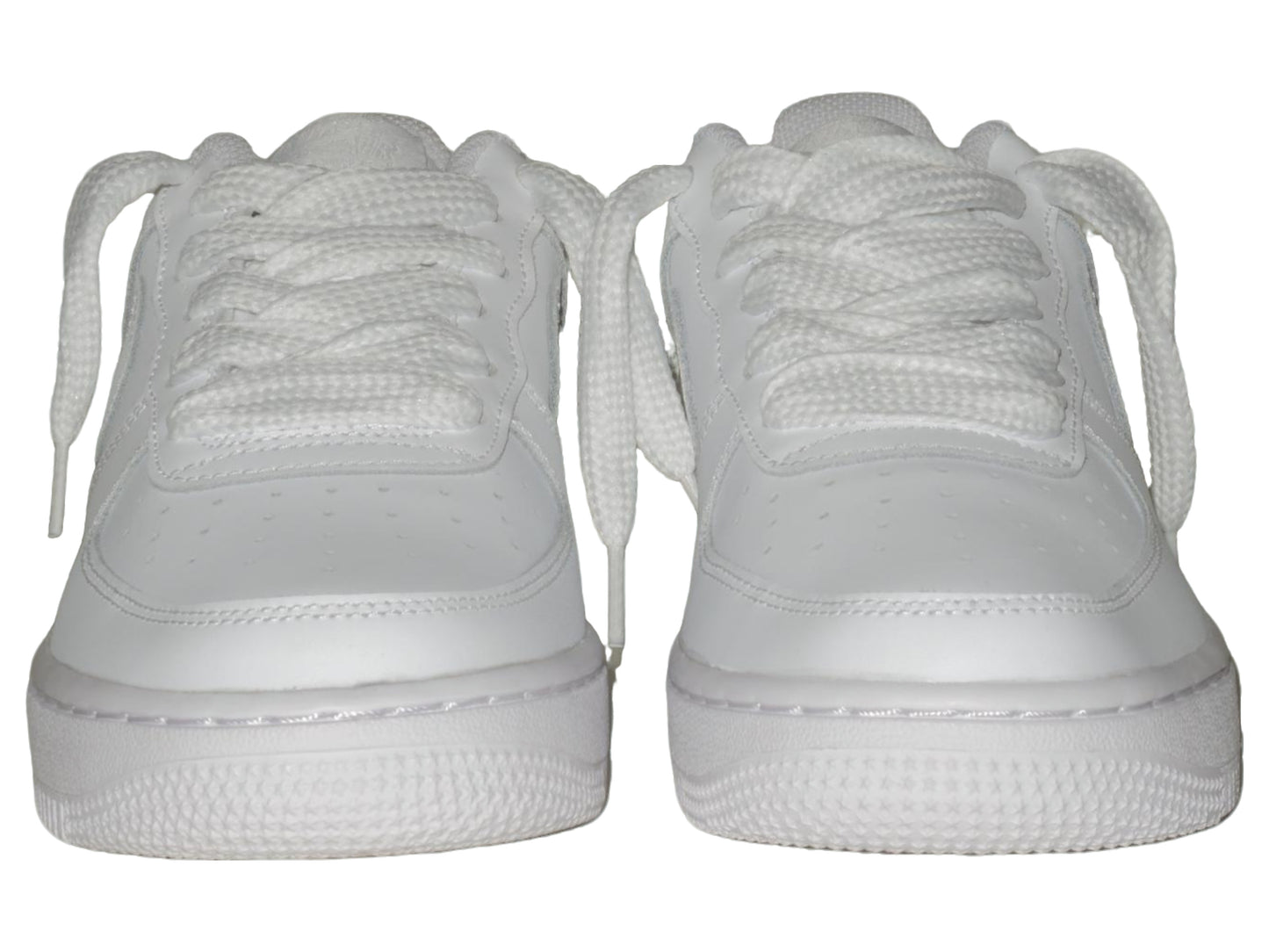 Fat Lace Air Force 1 White White