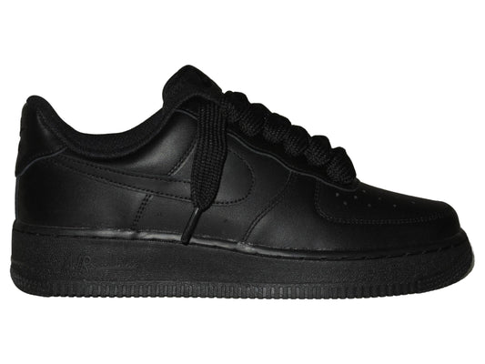 Fat Lace Air Force 1 Black Black