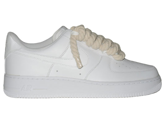 Rope Force Air Force 1 White Beige