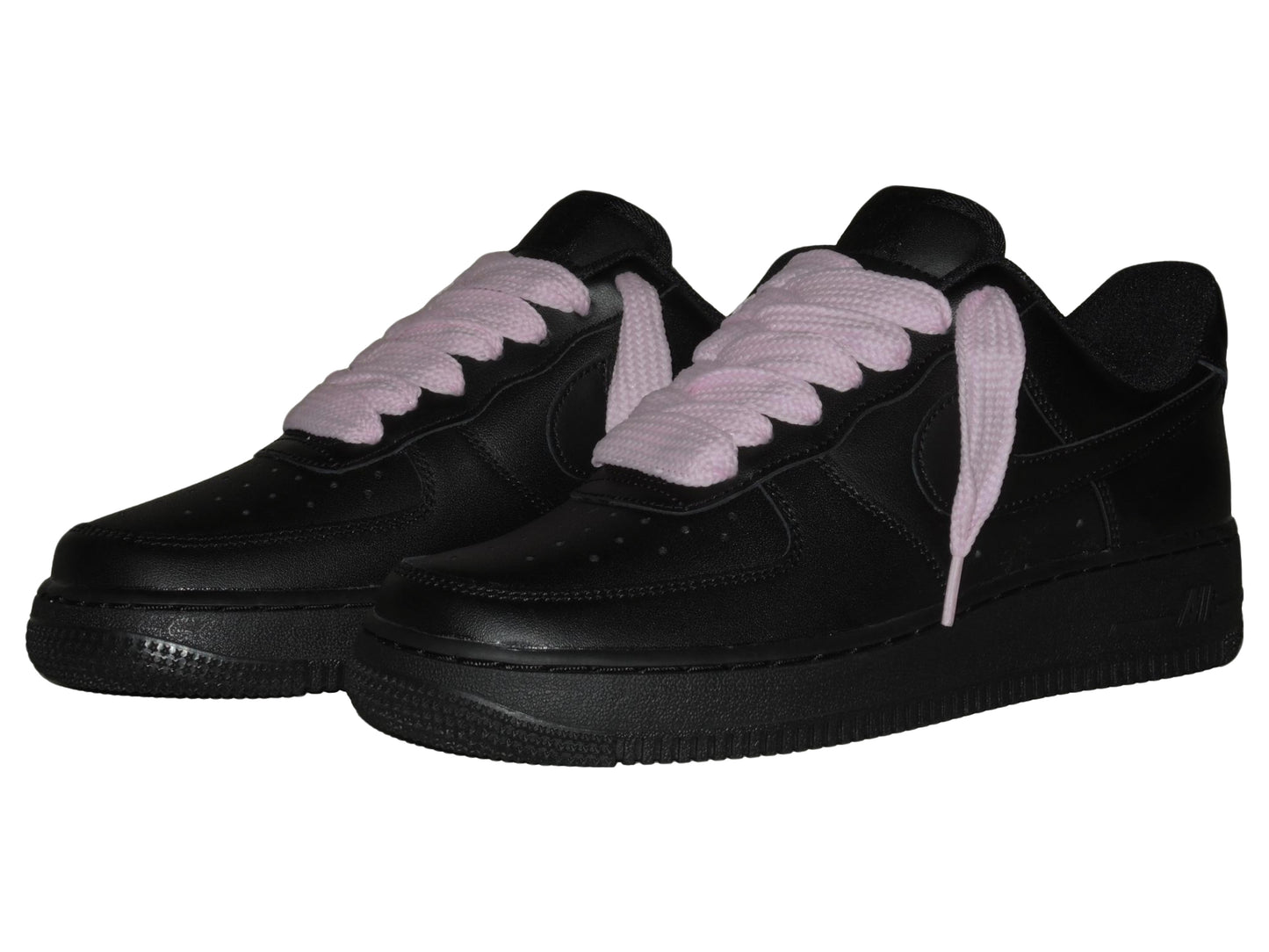 Fat Lace Air Force 1 Black Pink