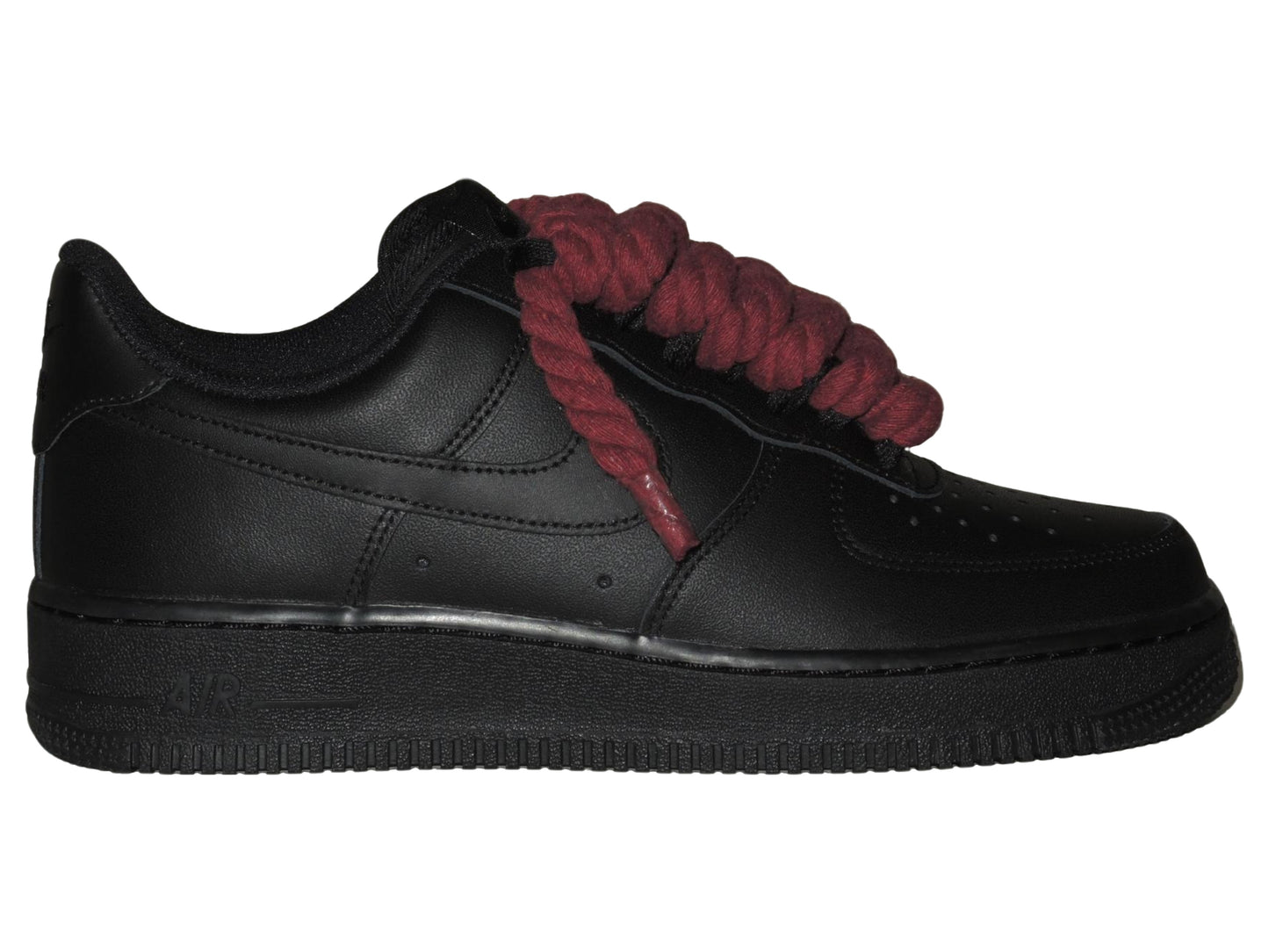 Rope Force Air Force 1 Black Bordeaux