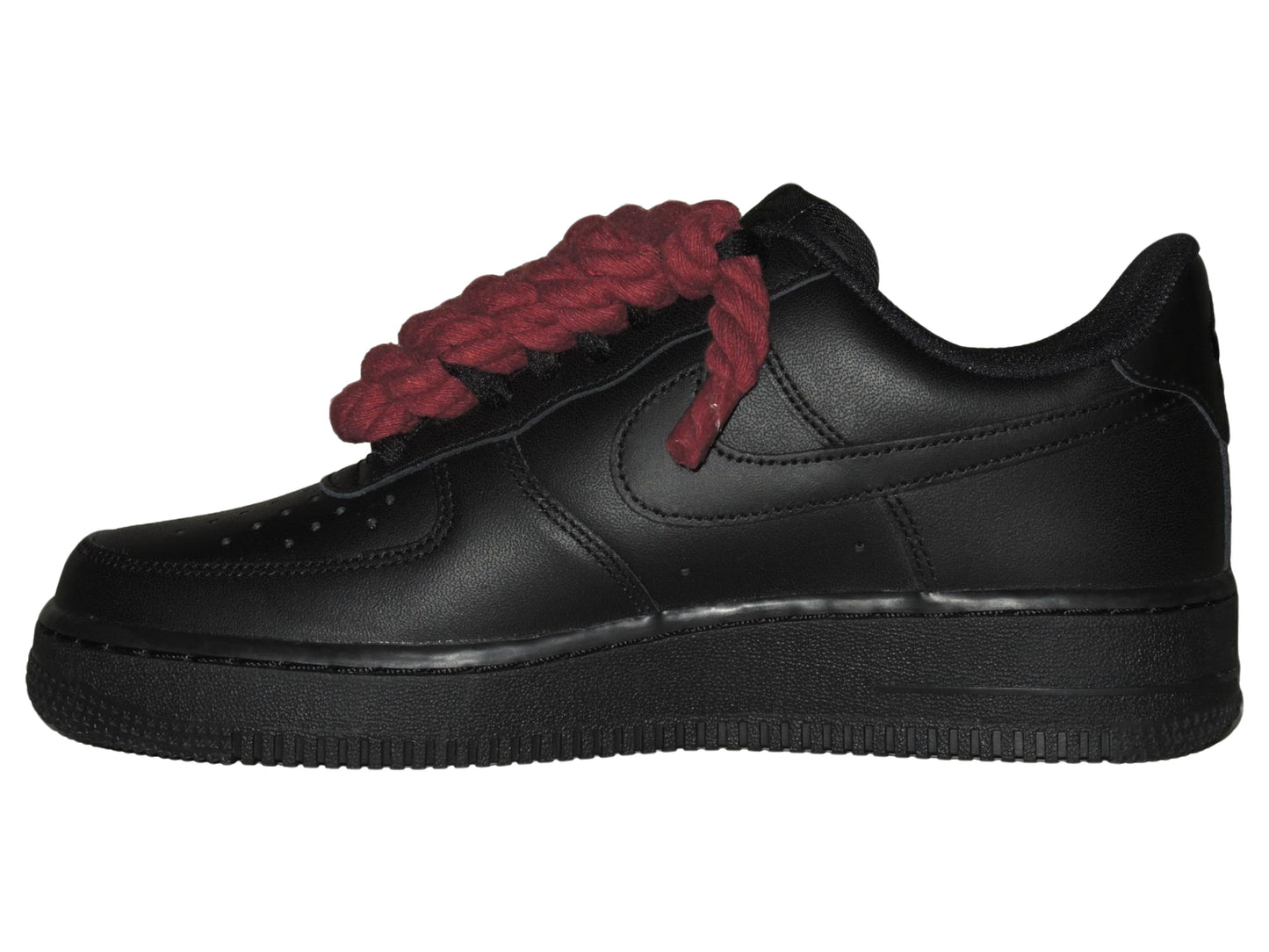 Rope Force Air Force 1 Black Bordeaux