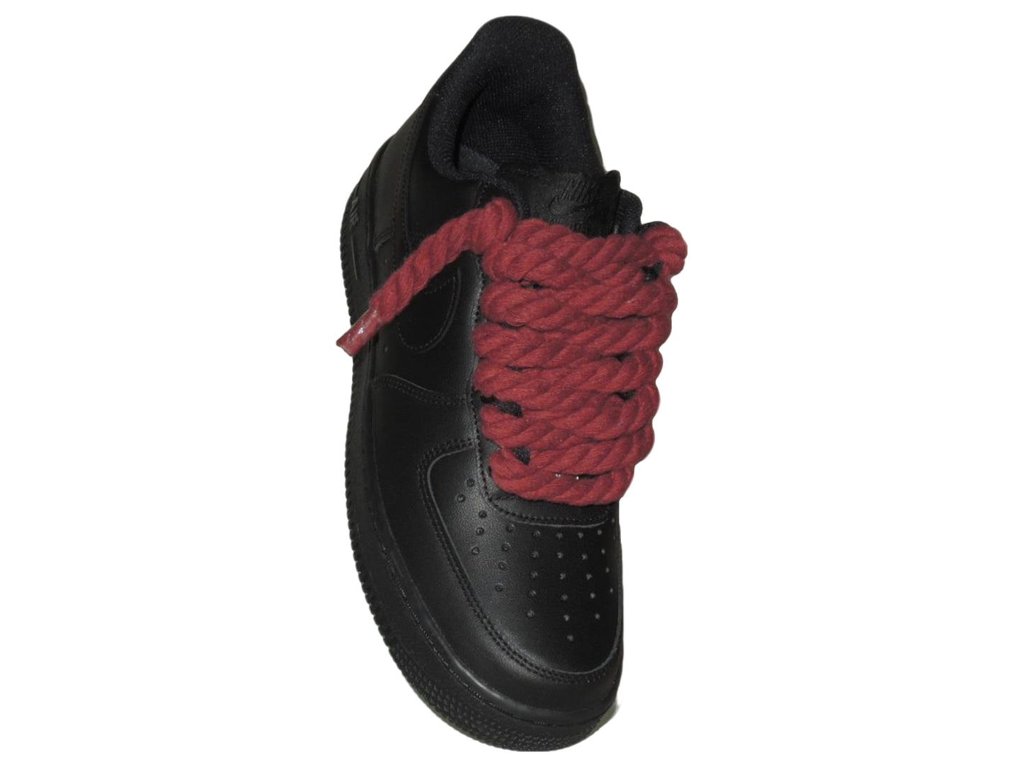 Rope Force Air Force 1 Black Bordeaux