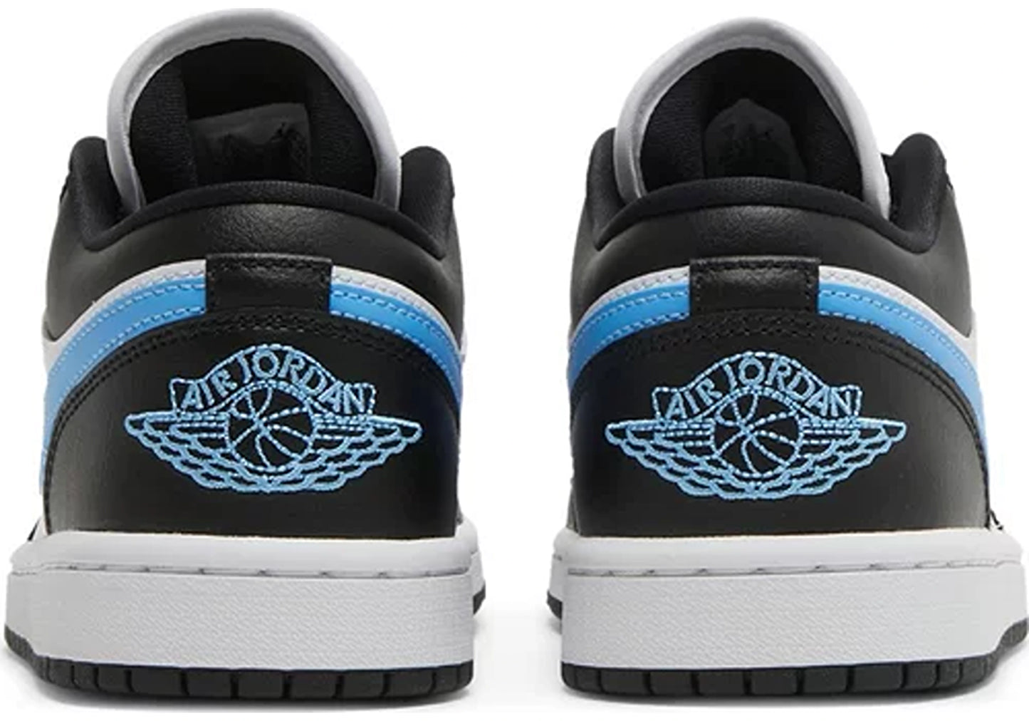 Jordan 1 Low Black University Blue White (W)