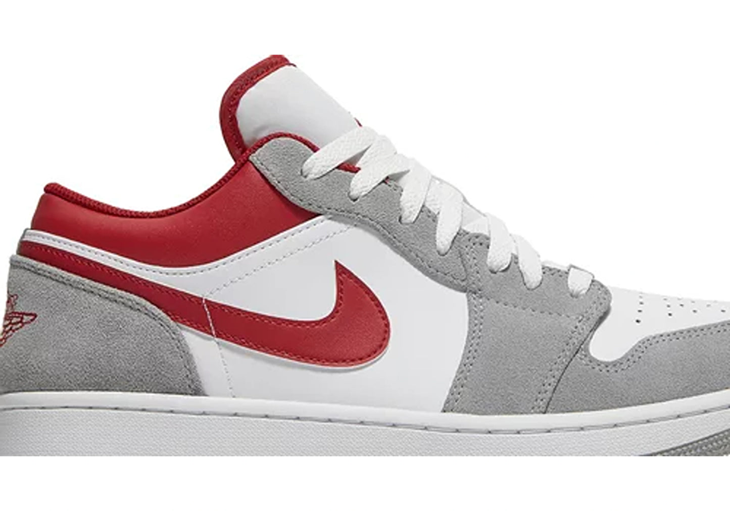 Jordan 1 Low SE Light Smoke Grey Gym Red