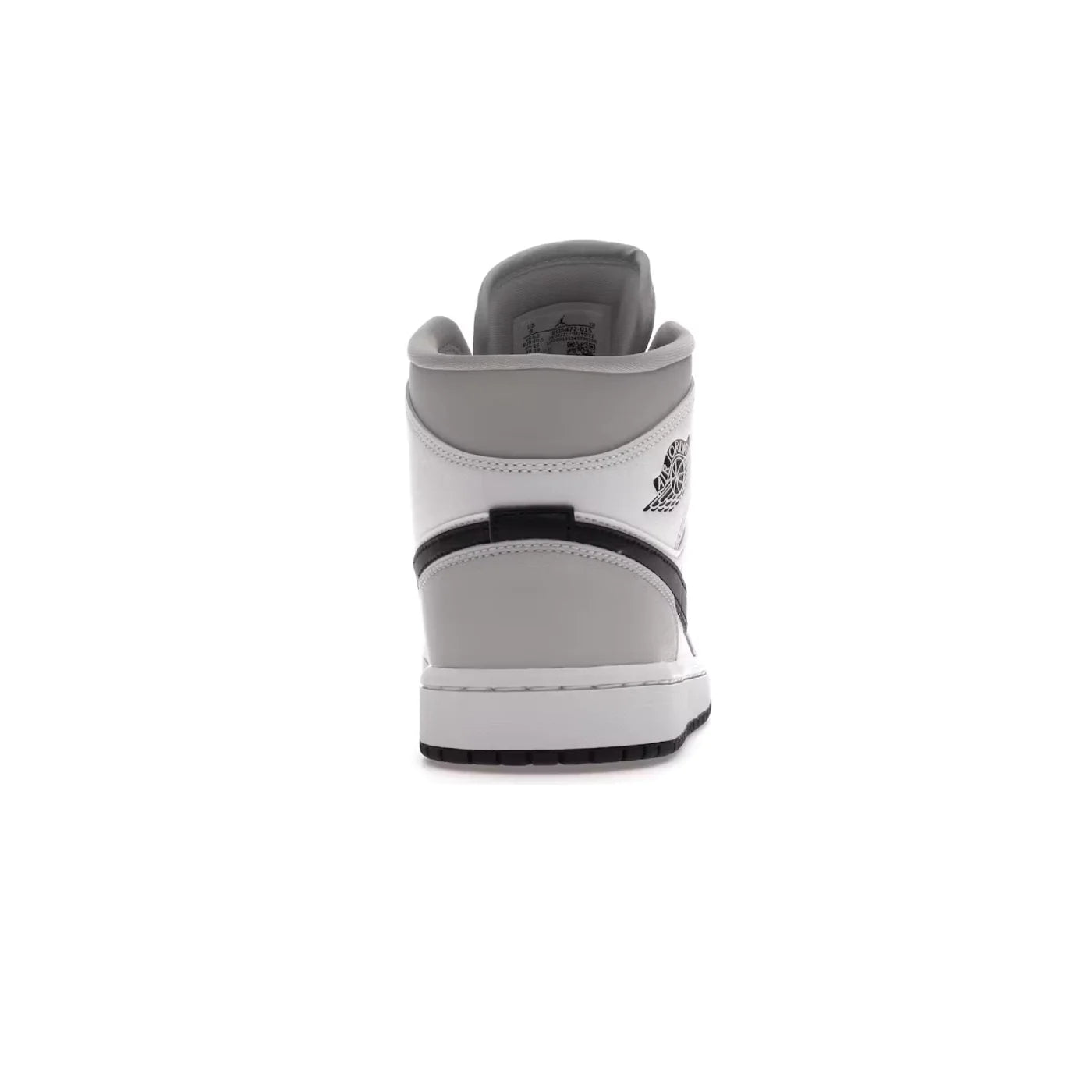 Jordan Mid Light Smoke Grey (W) Detailansicht linker Schuh