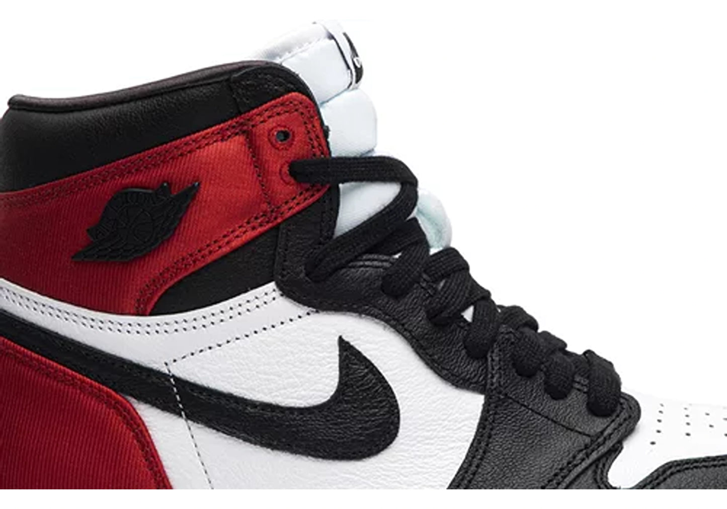 Jordan 1 Retro High Satin Black Toe (W)