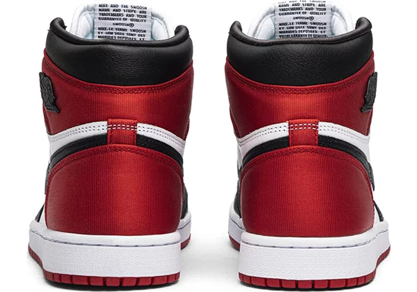 Jordan 1 Retro High Satin Black Toe (W)