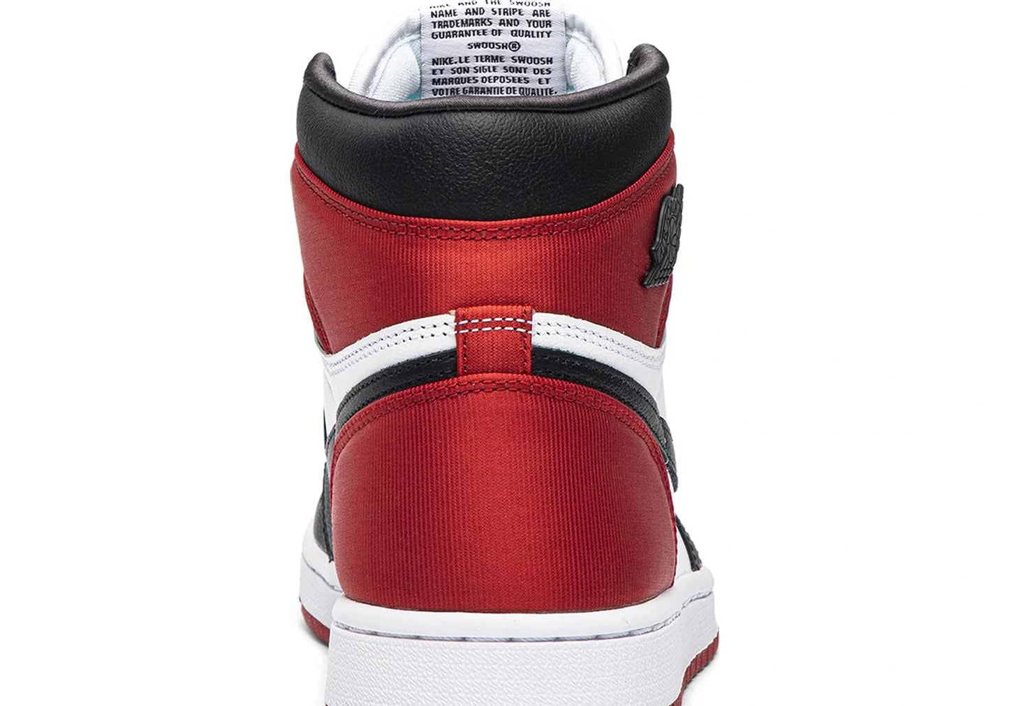 Jordan 1 Retro High Satin Black Toe (W)