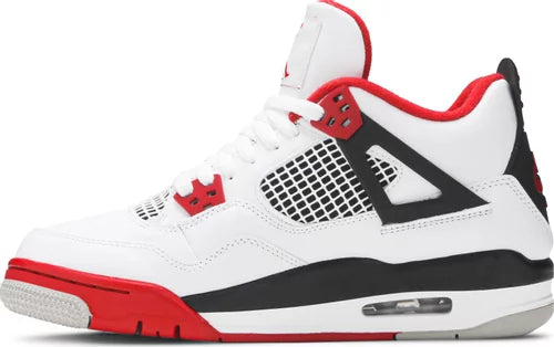 Jordan 4 Retro Fire Red (2020) (GS) ansicht rechter Schuh