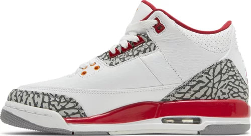 Jordan 3 Retro Cardinal (GS) ansicht rechter Schuh