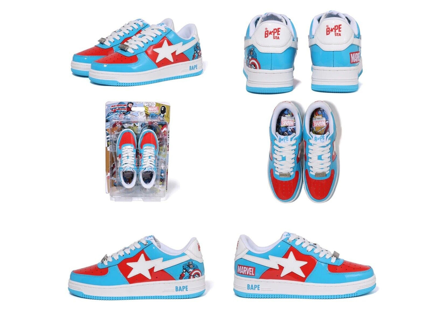 A Bathing Ape Bape Sta Marvel Comics Captain America (2022)