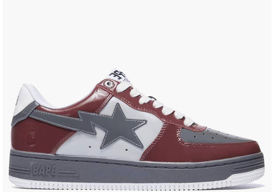 A Bathing Ape Bape Sta Nostalgic Burgundy Grey