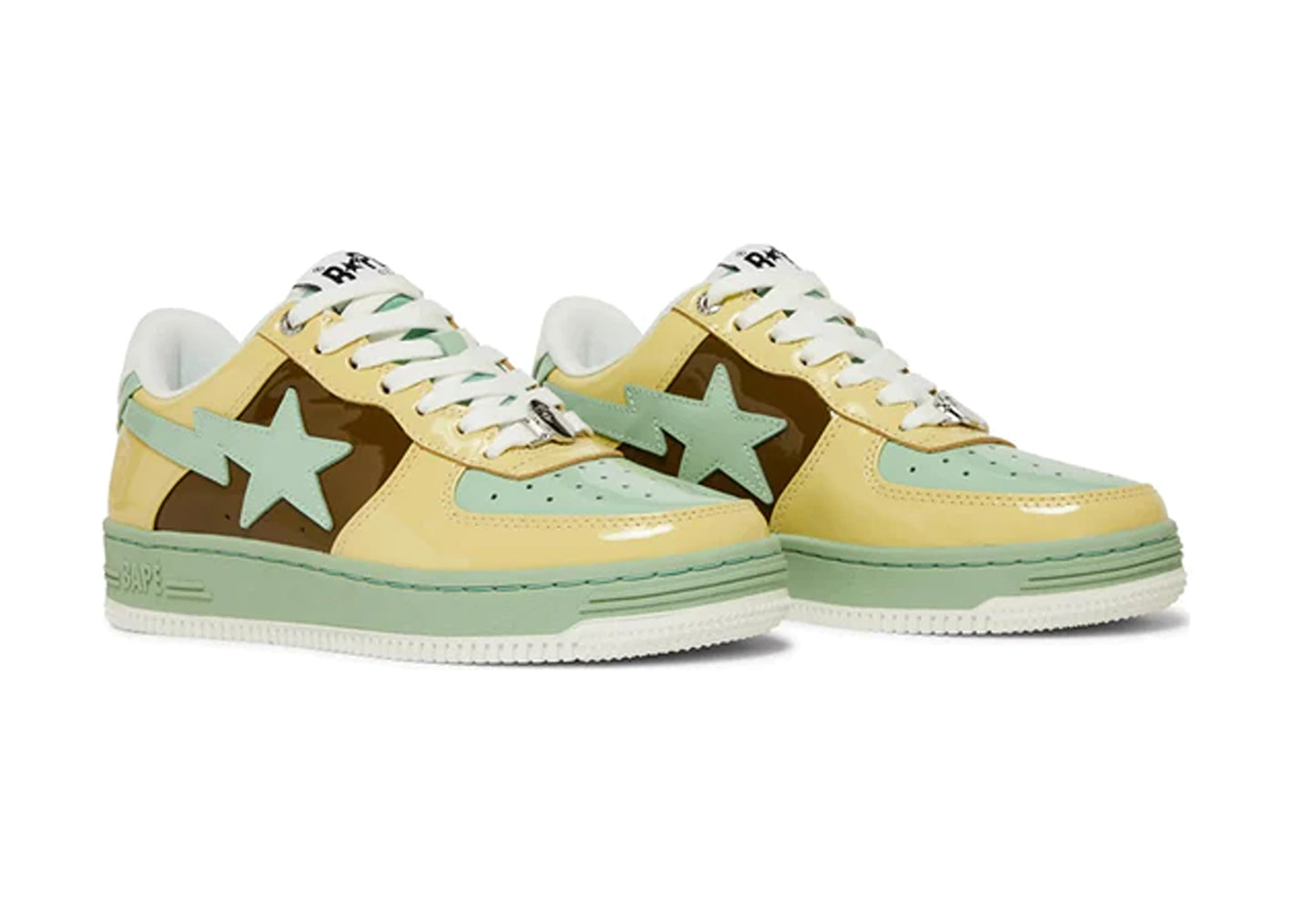 A Bathing Ape Bape Sta Nostalgic Yellow Green