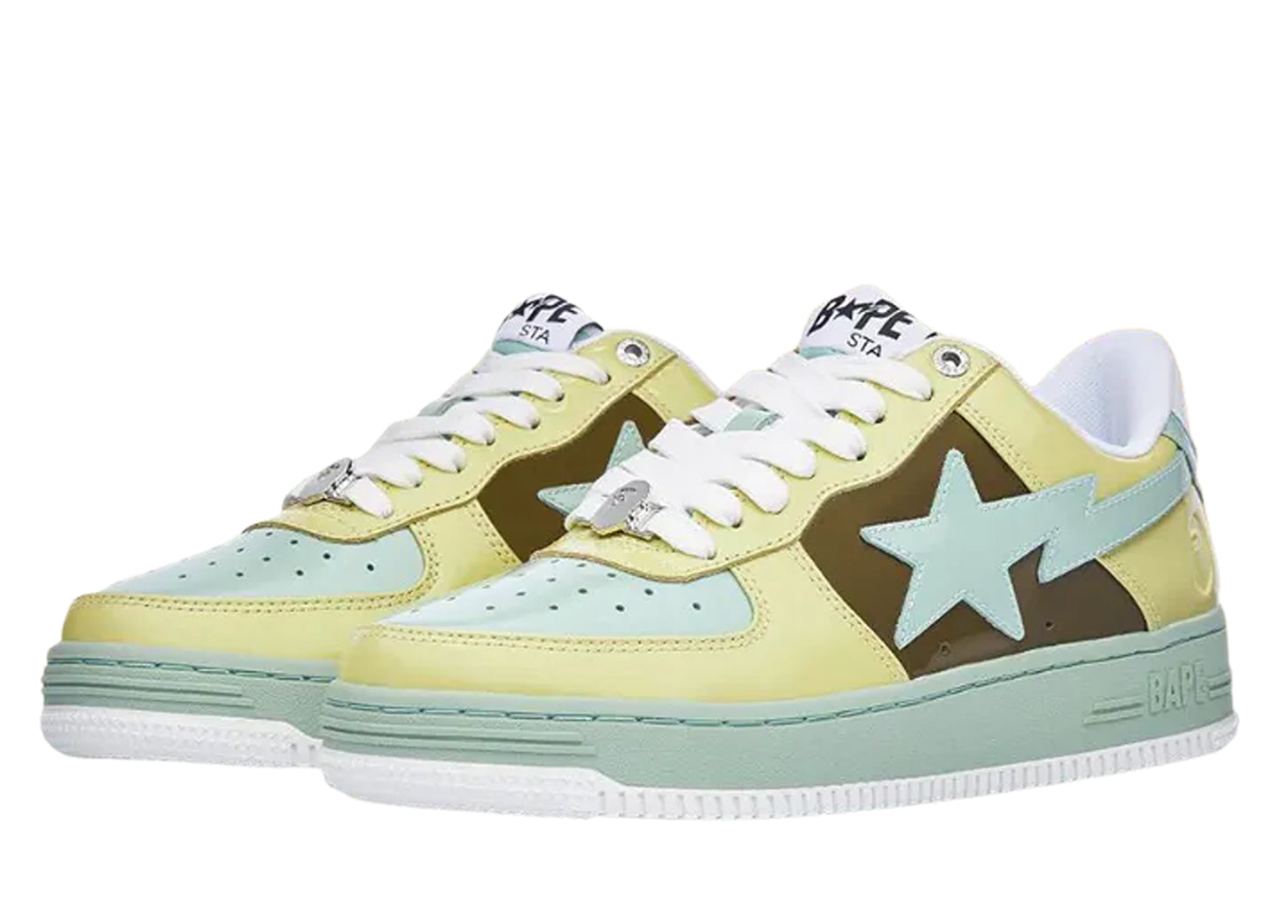 A Bathing Ape Bape Sta Nostalgic Yellow Green