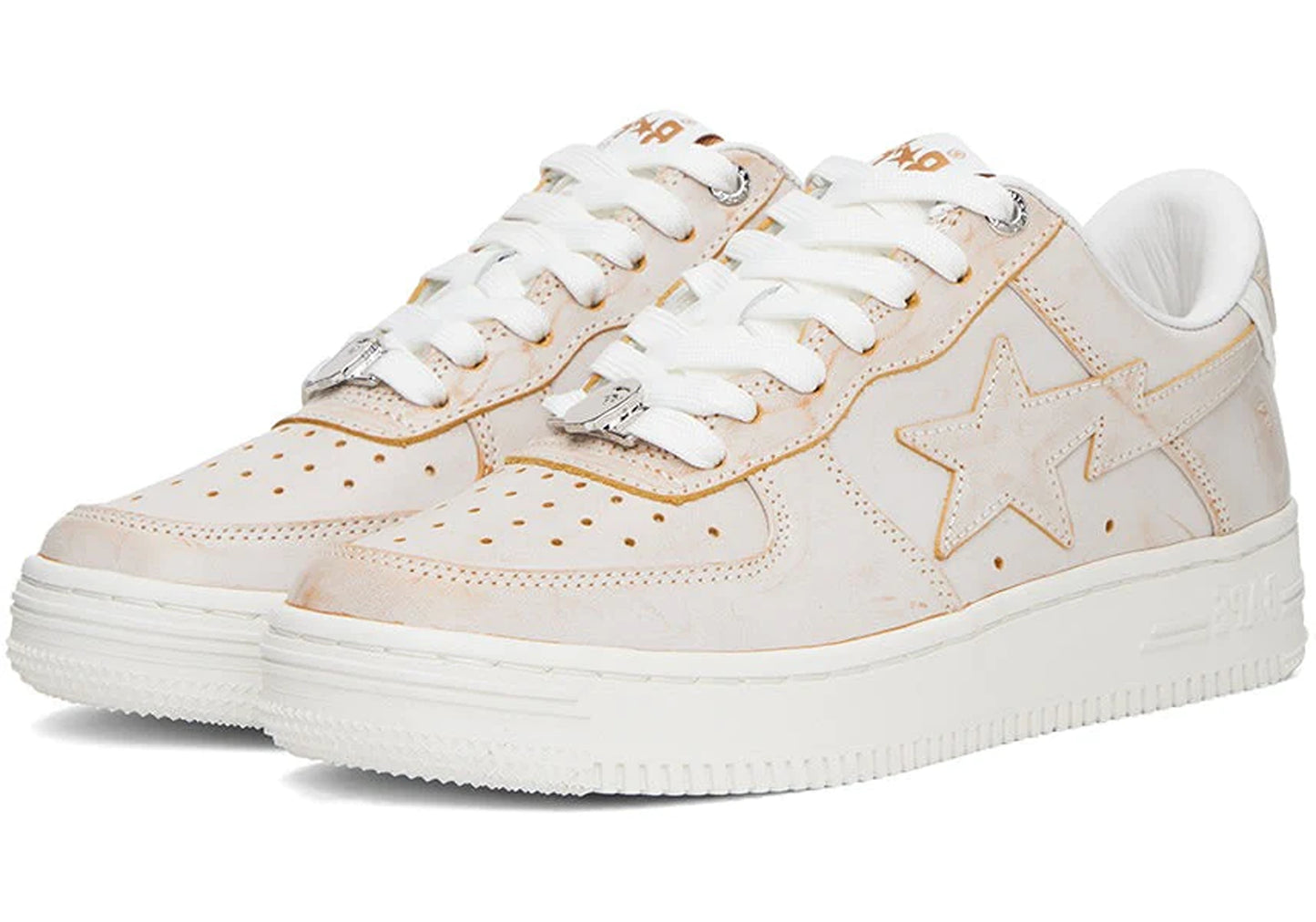 A Bathing Ape Bape Sta Wear Away Paint Beige