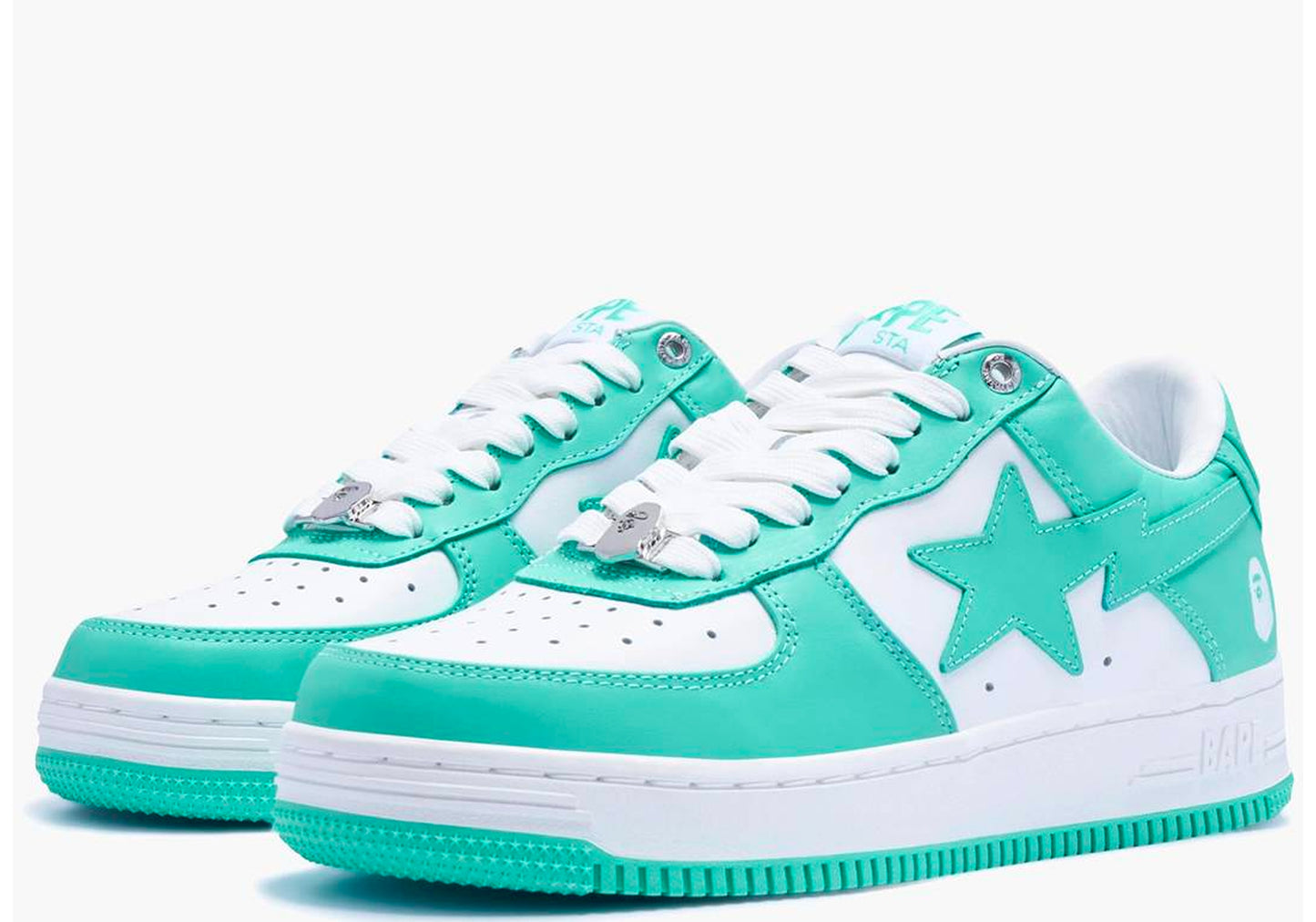 A Bathing Ape Bape Sta White Green (2022)