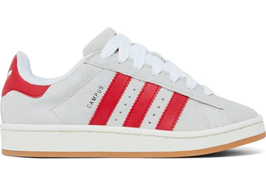 Adidas Campus 00s Crystal White Better Scarlet (W)