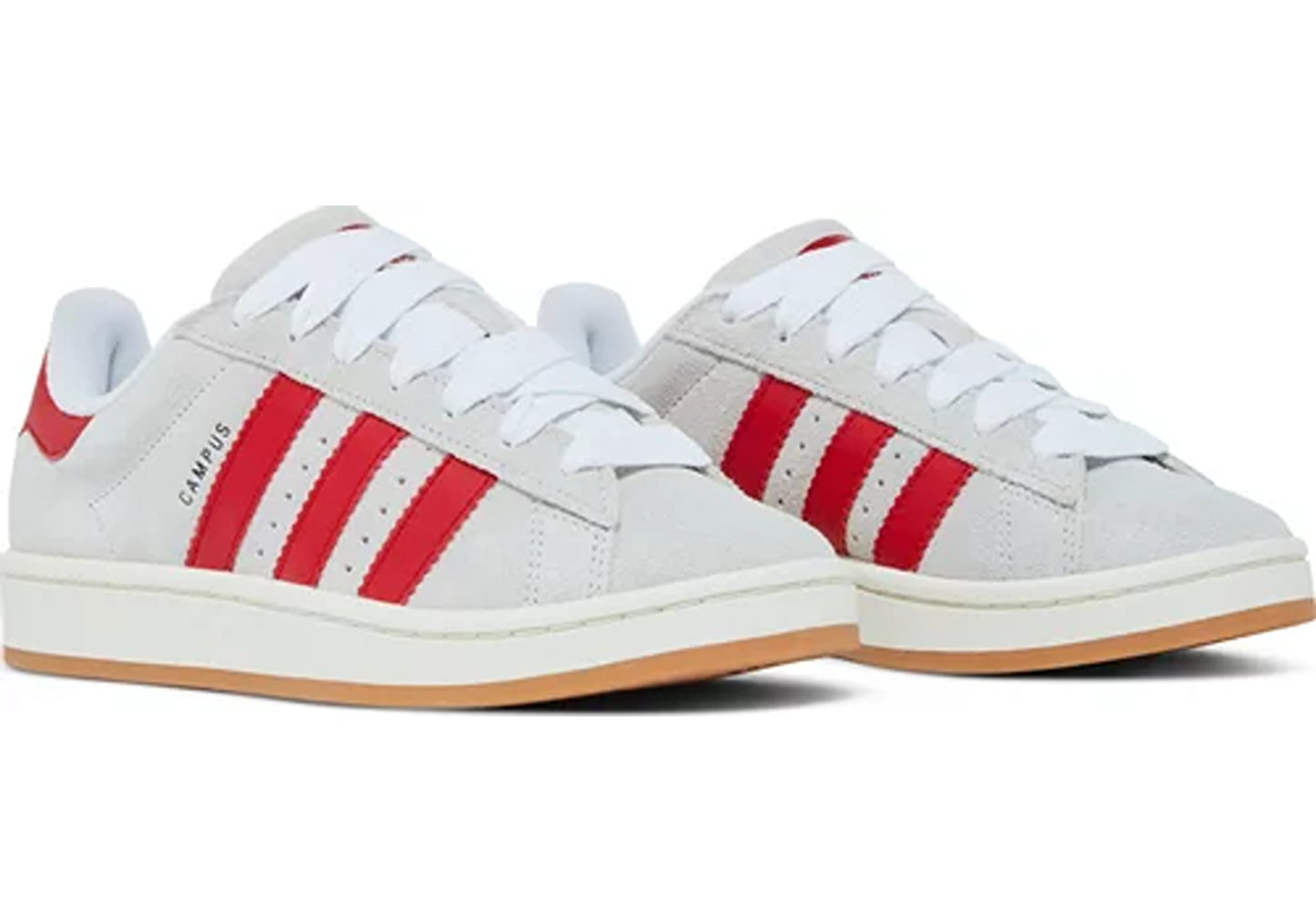 Adidas Campus 00s Crystal White Better Scarlet (W)