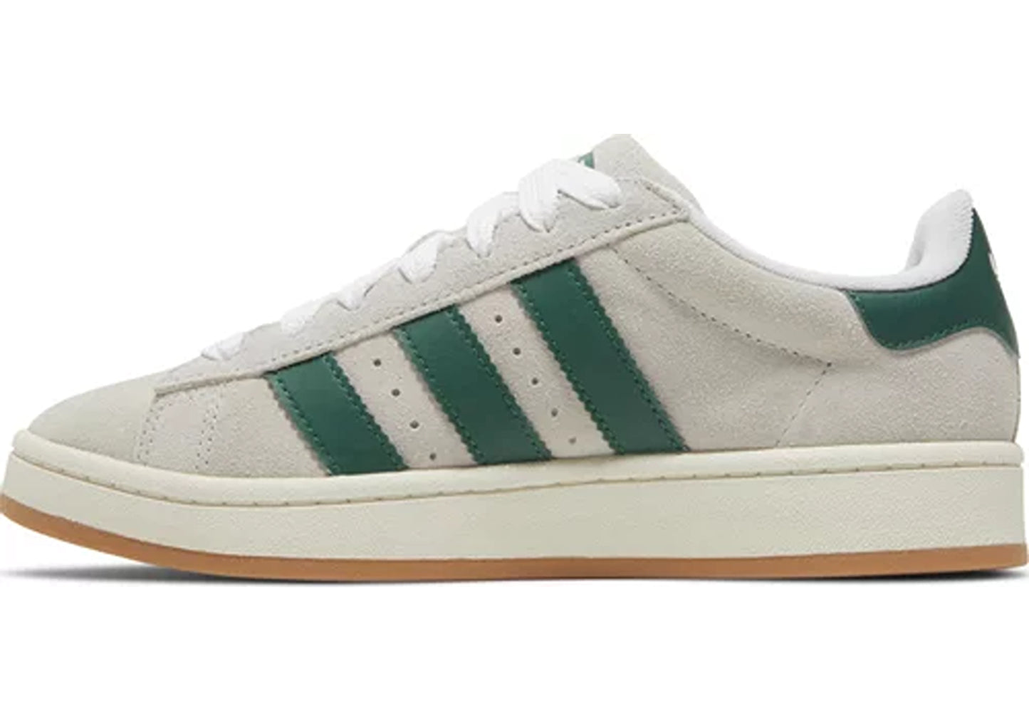 Adidas Campus 00s Crystal White Dark Green (W)