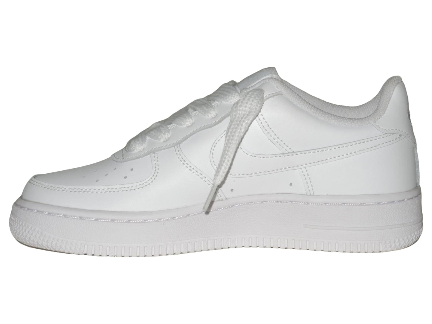 Fat Lace Air Force 1 White White