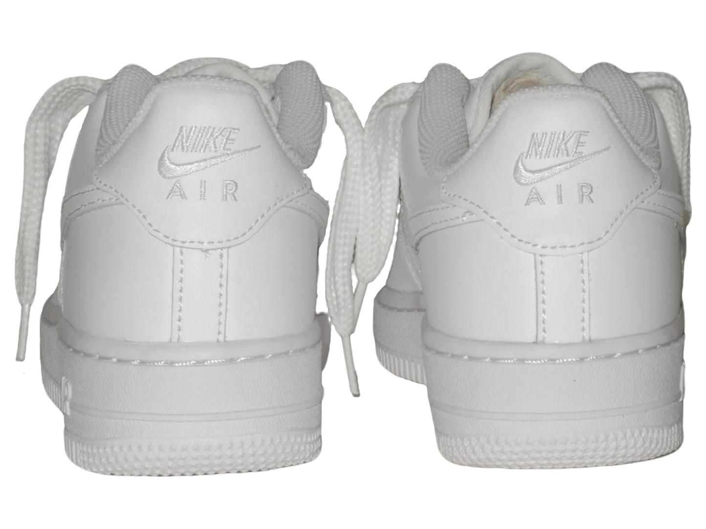 Fat Lace Air Force 1 White White
