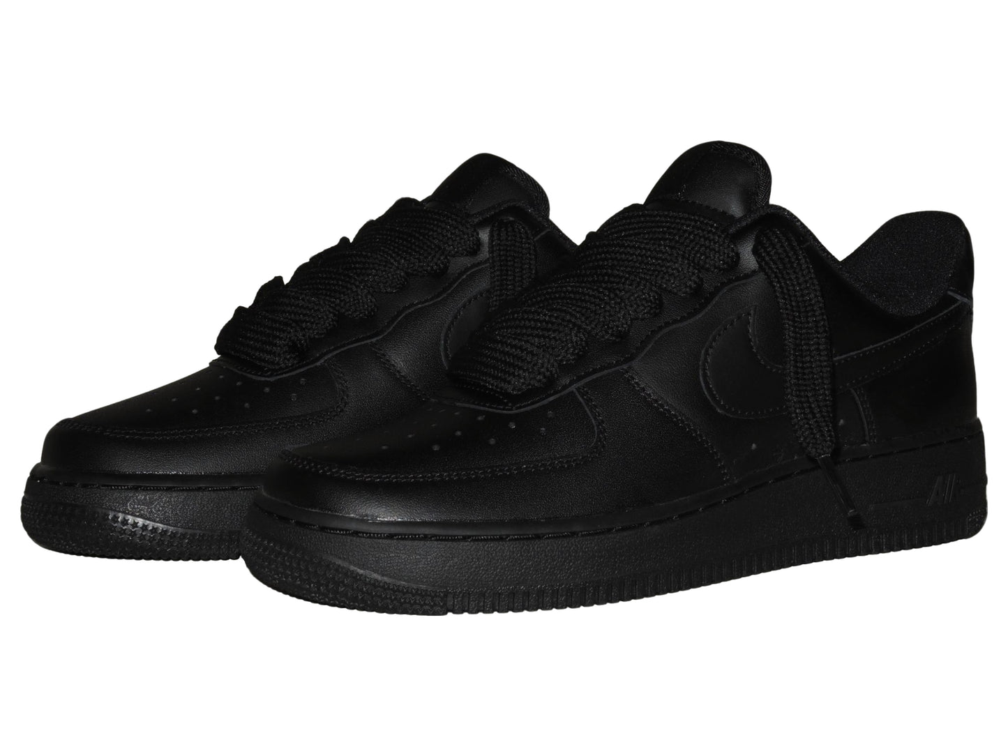 Fat Lace Air Force 1 Black Black