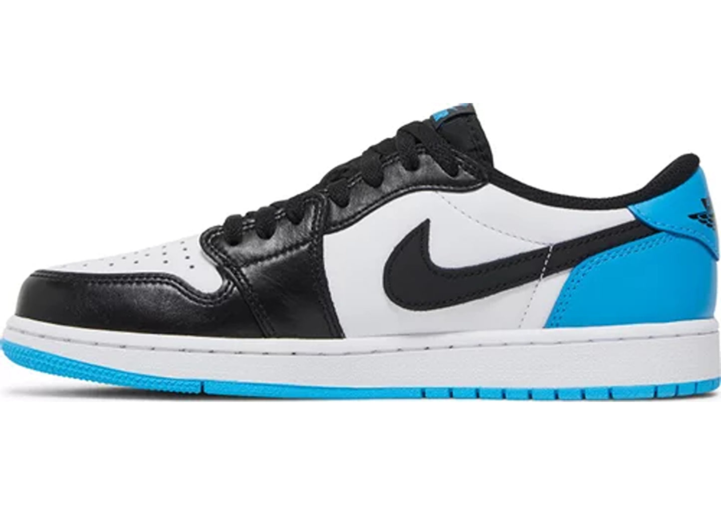 Jordan 1 Low Black Dark Powder Blue