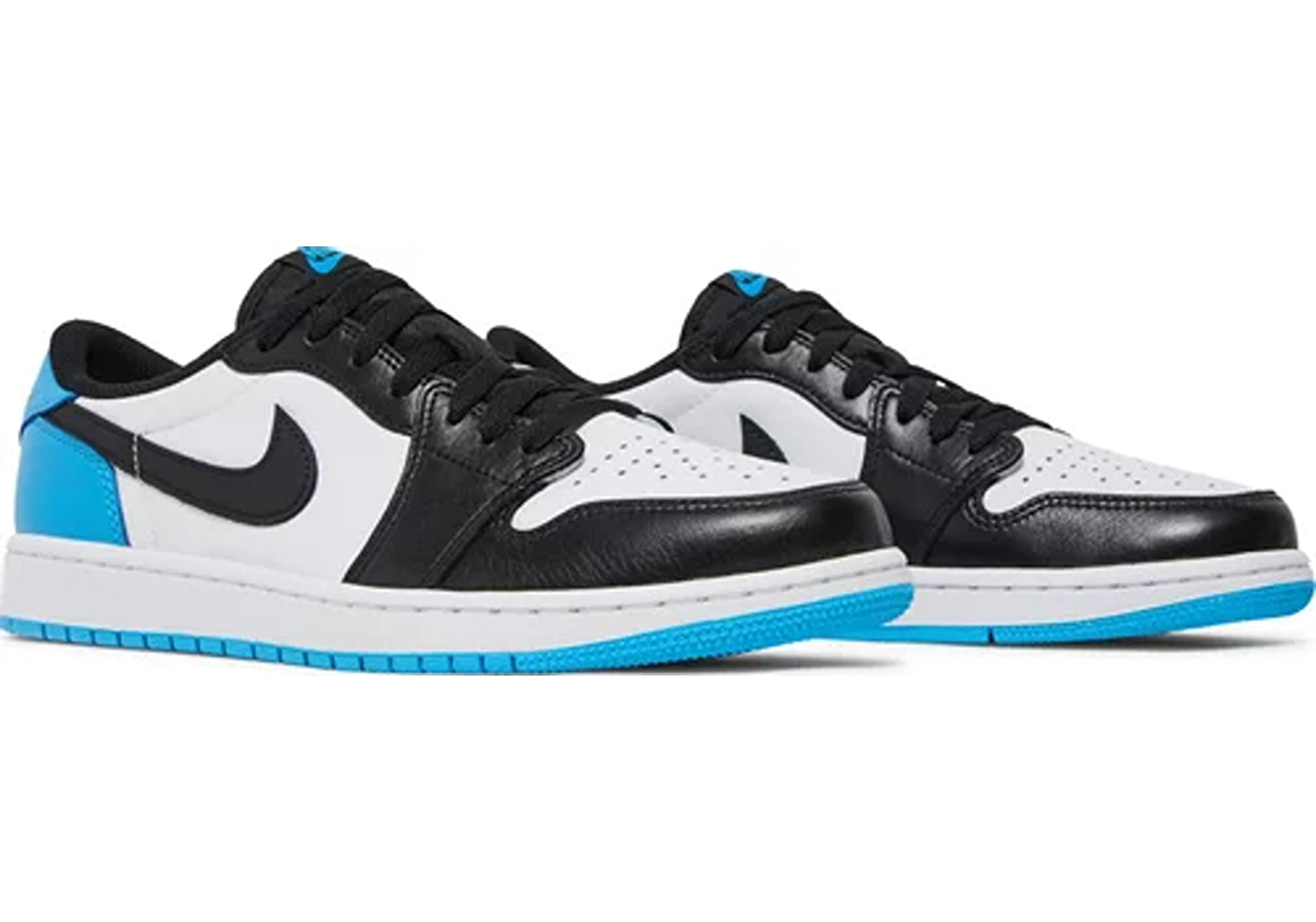 Jordan 1 Low Black Dark Powder Blue