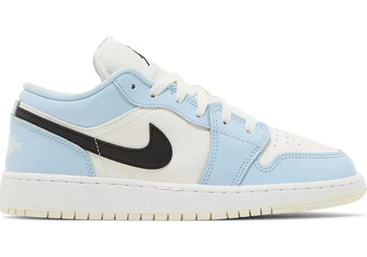 Jordan 1 Low Ice Blue Black (GS)