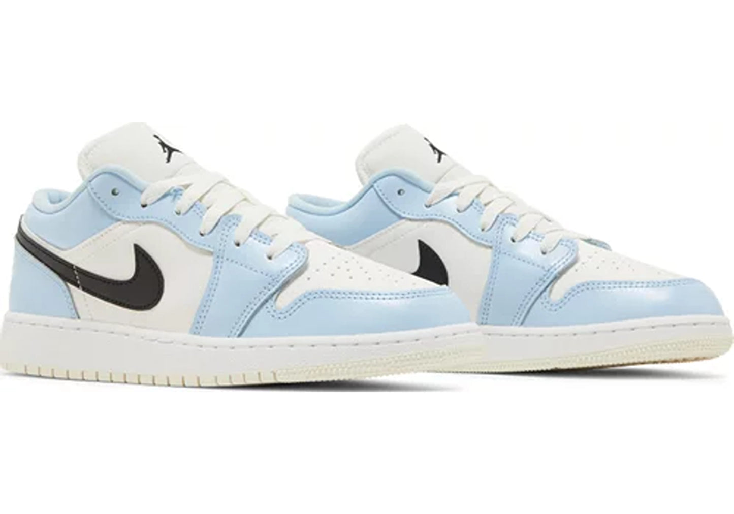 Jordan 1 Low Ice Blue Black (GS)