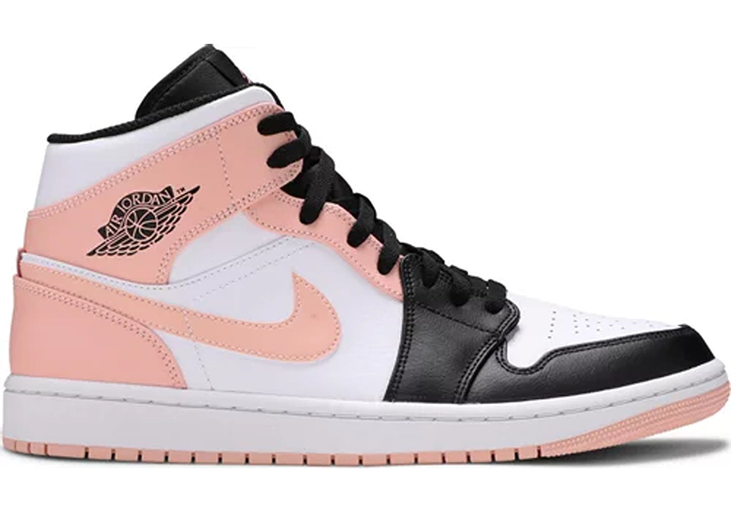 Jordan 1 Mid Arctic Orange Black Toe