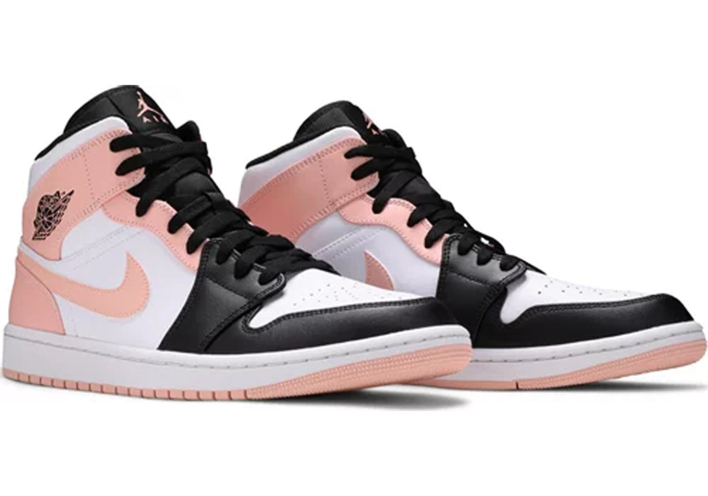 Jordan 1 Mid Arctic Orange Black Toe