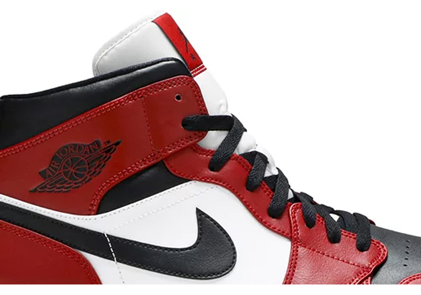 Jordan 1 Mid Chicago Black Toe