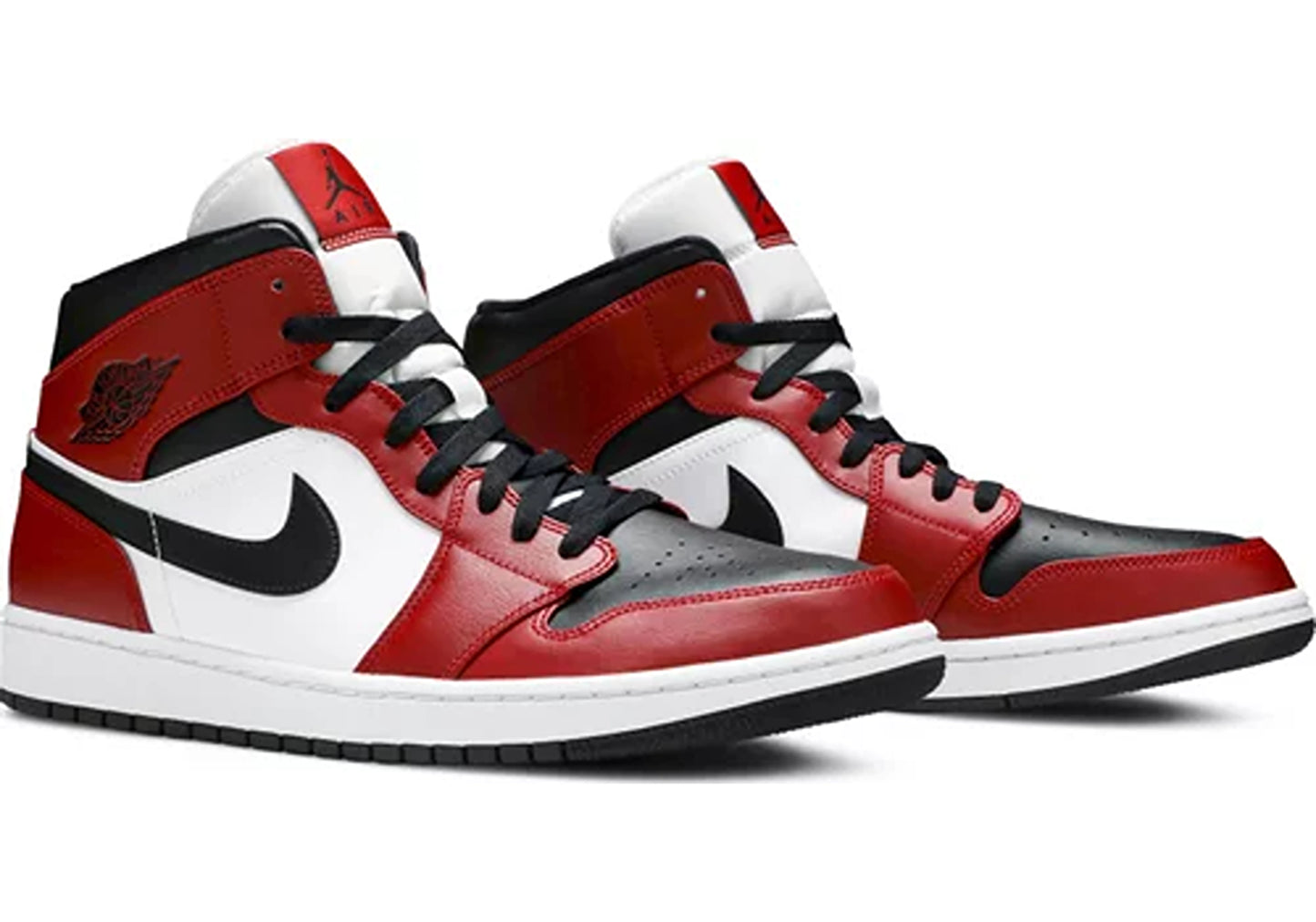 Jordan 1 Mid Chicago Black Toe