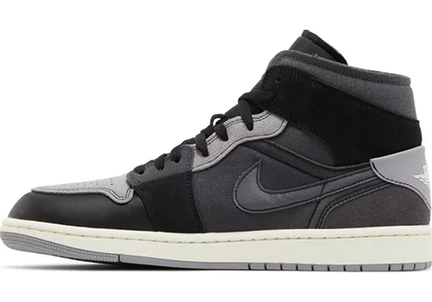 Jordan 1 Mid Craft Inside Out Black