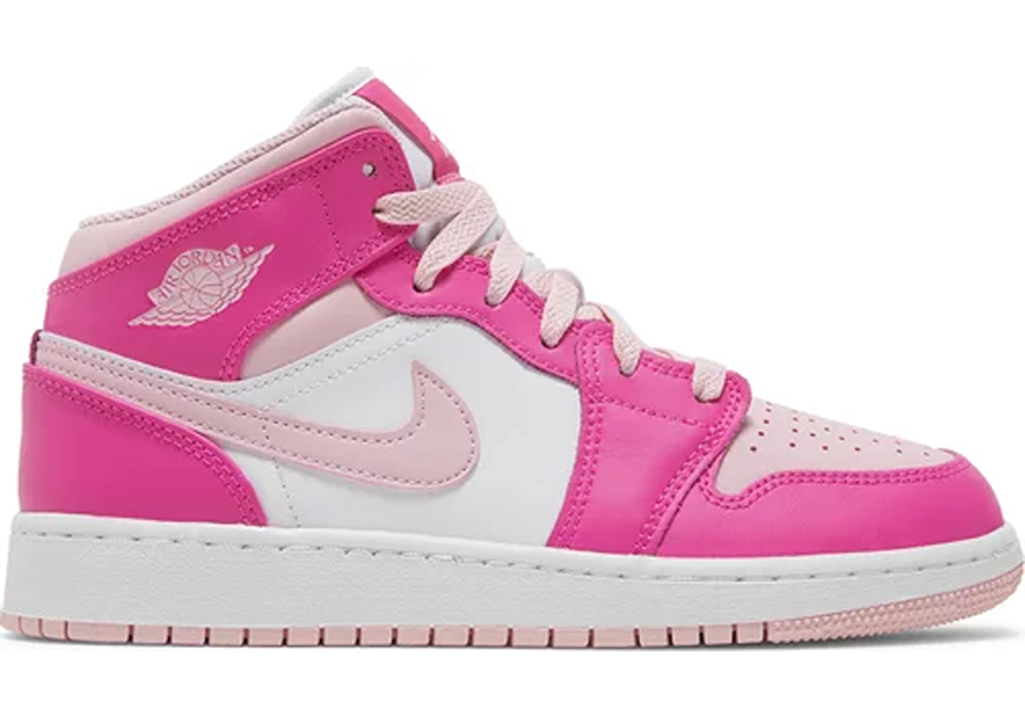 Jordan 1 Mid Fierce Pink (GS)