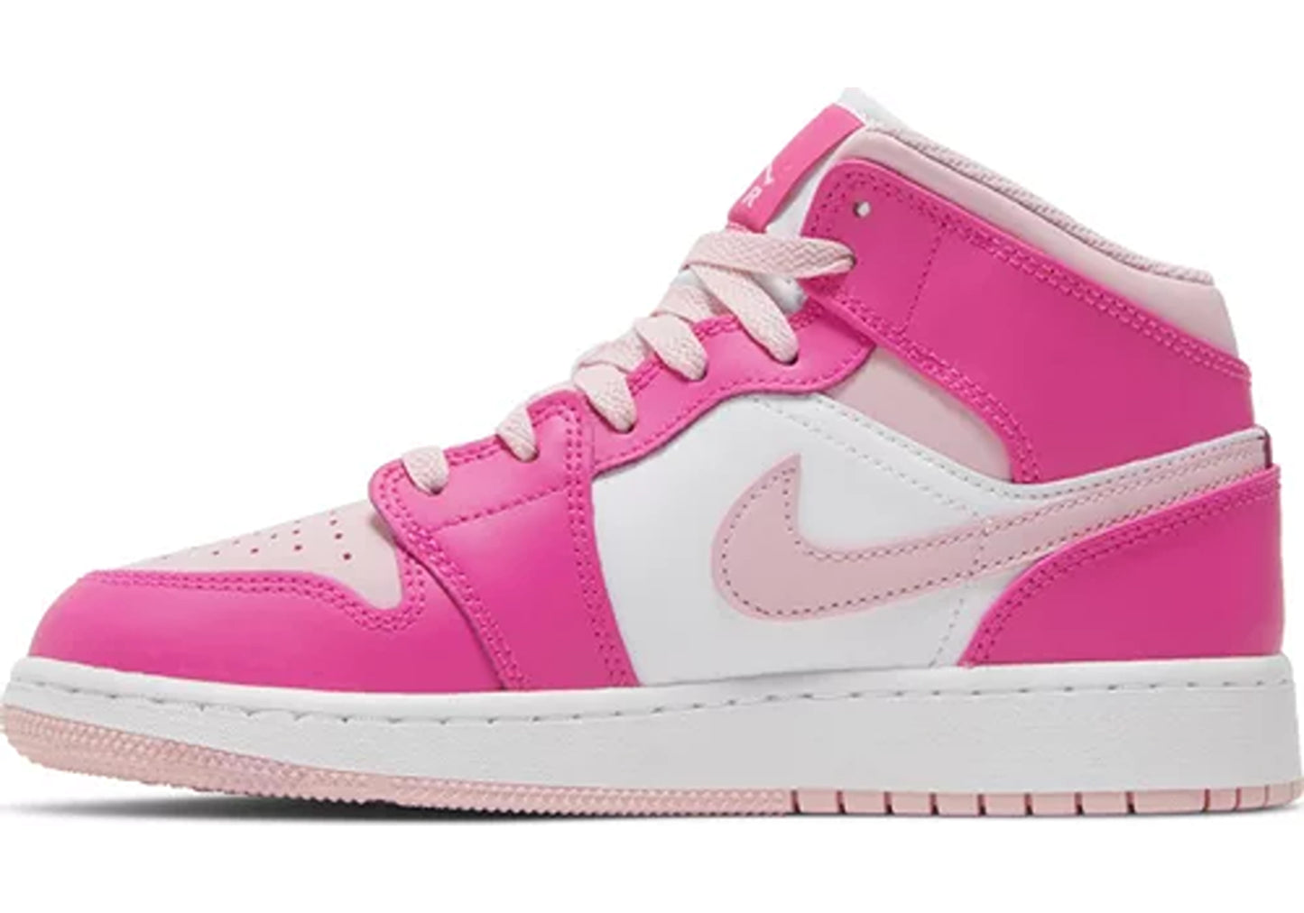 Jordan 1 Mid Fierce Pink (GS)