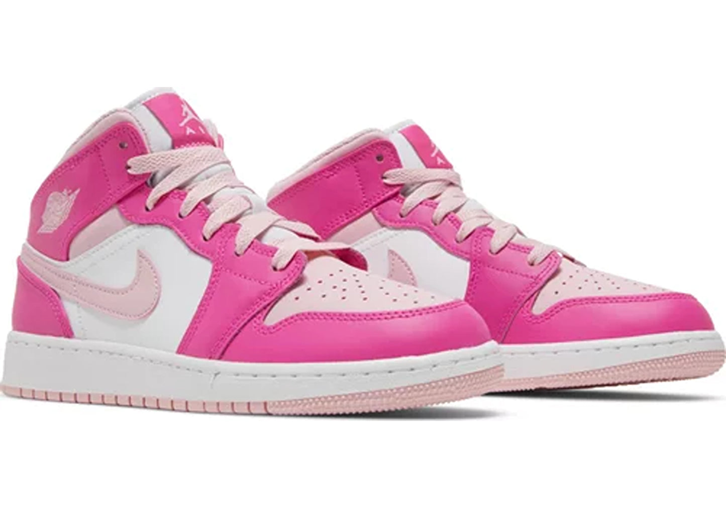 Jordan 1 Mid Fierce Pink (GS)