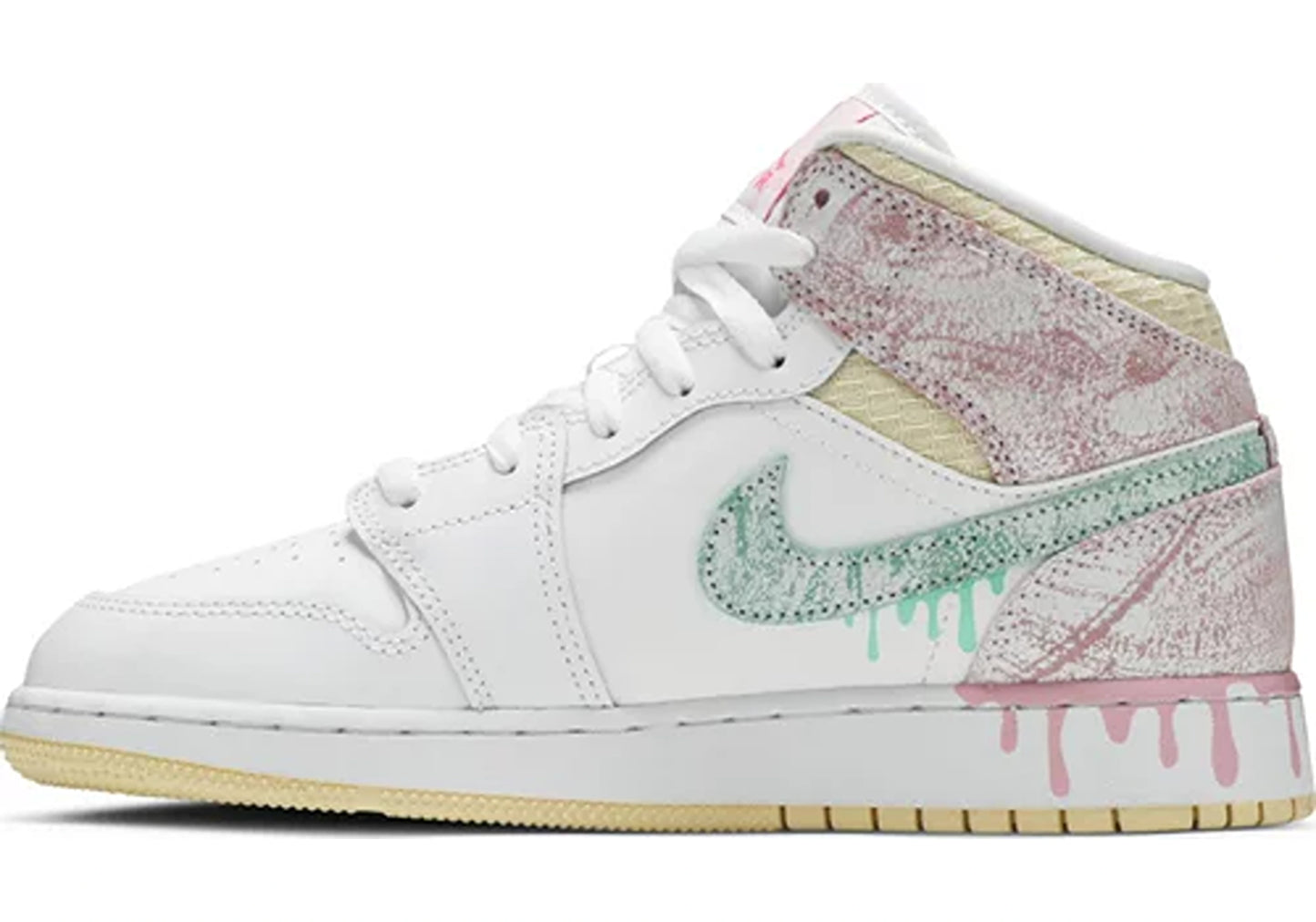 Jordan 1 Mid Paint Drip (GS)