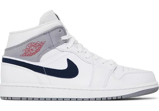 Jordan 1 Mid Paris White