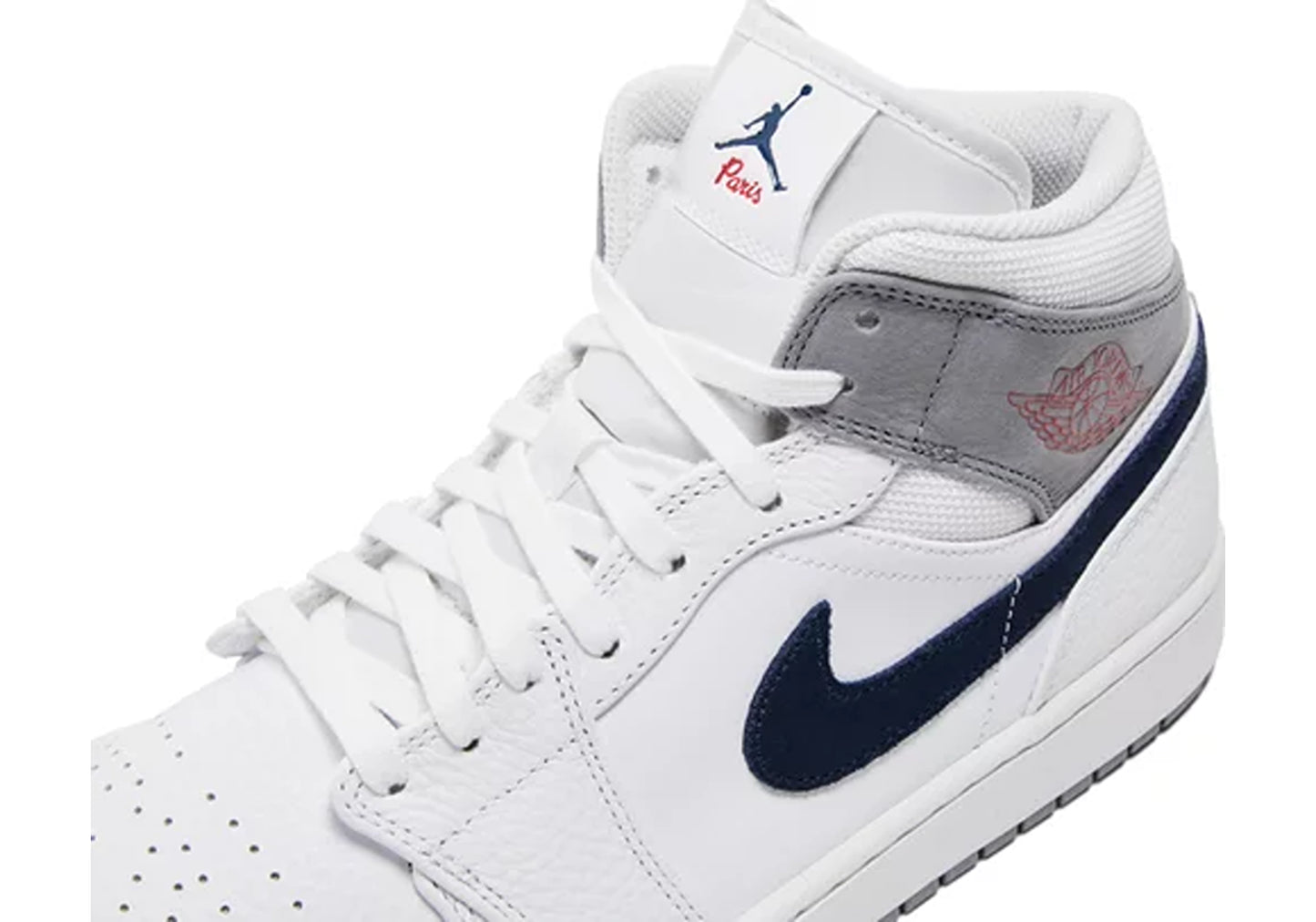 Jordan 1 Mid Paris White