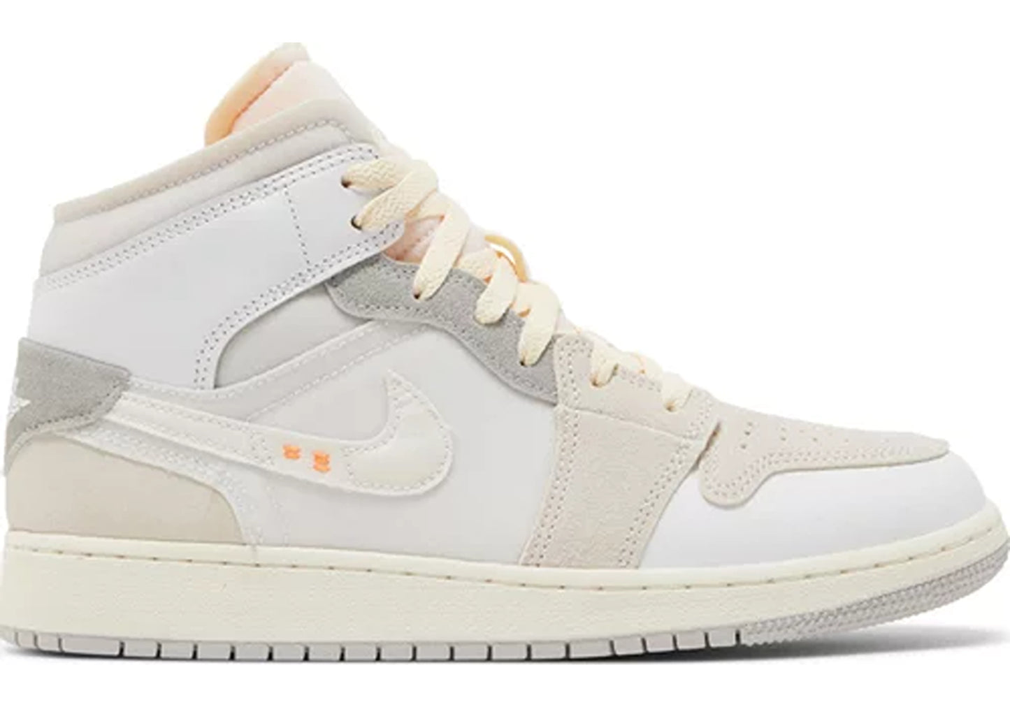 Jordan 1 Mid SE Craft Inside Out White Grey