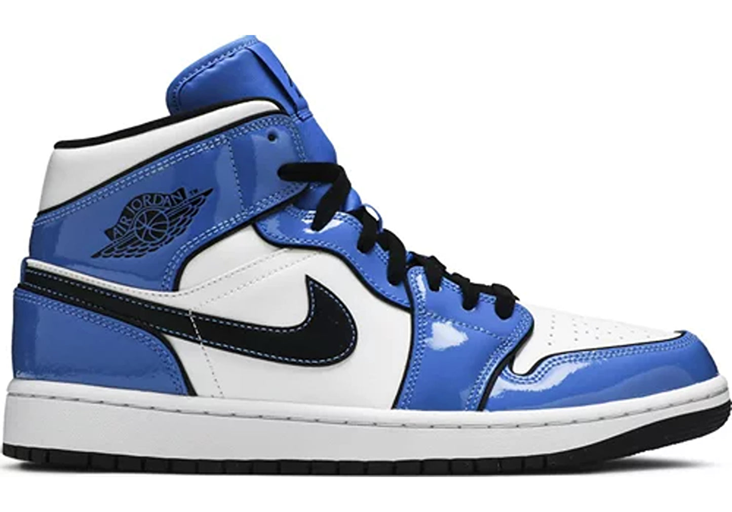 Jordan 1 Mid Signal Blue