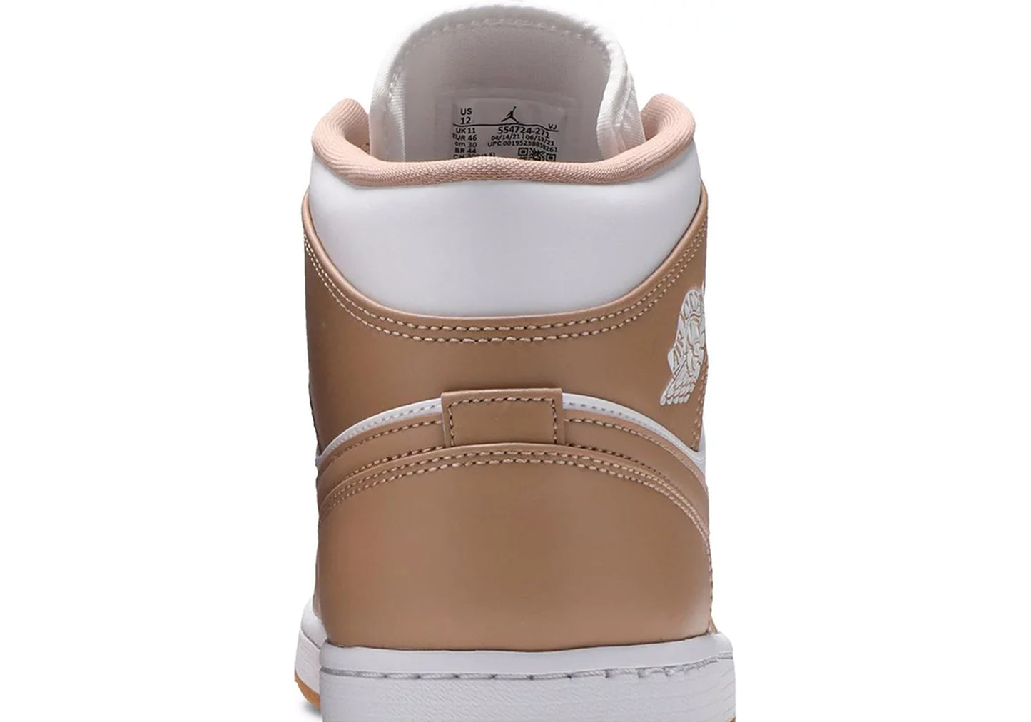 Jordan 1 Mid Tan Gum